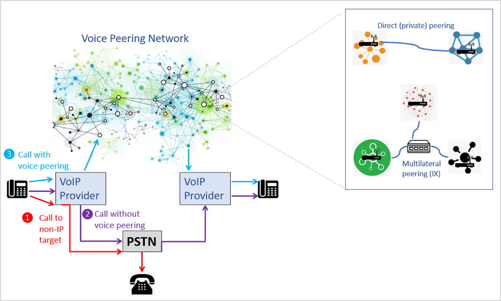 voice peering network