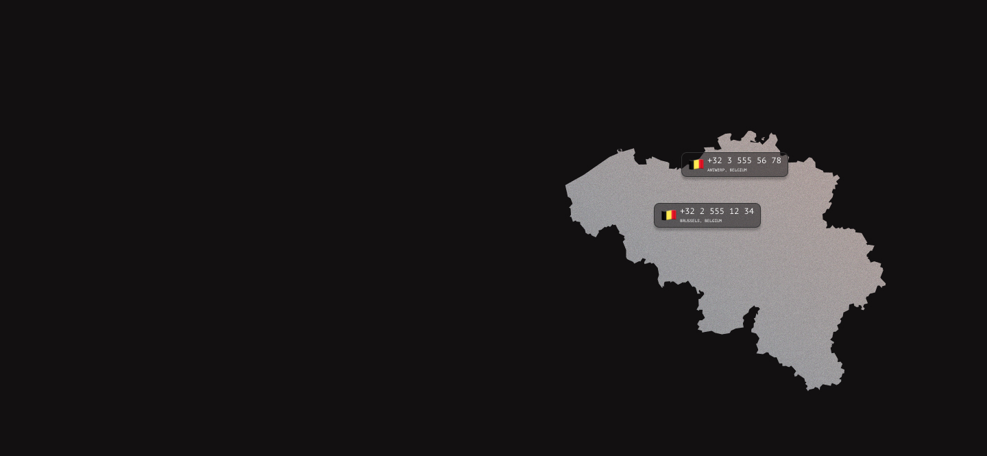 Belgium virtual phone numbers