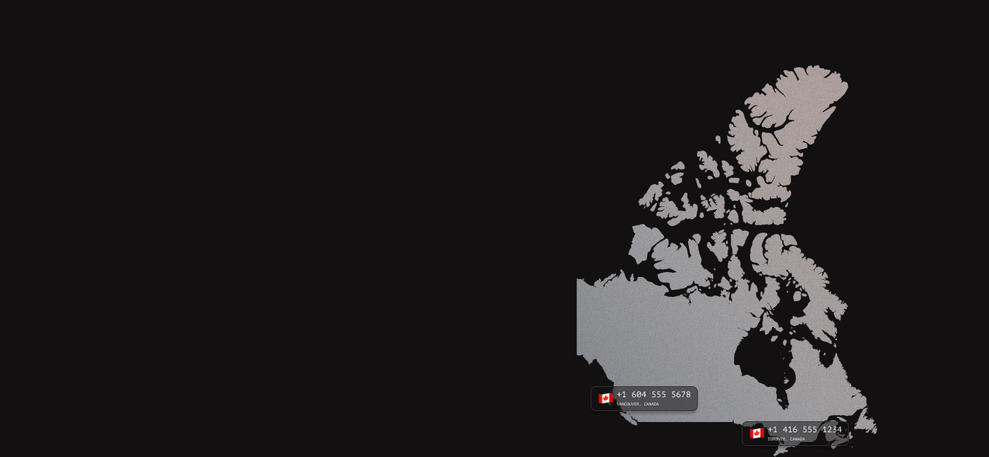 Canada virtual phone numbers