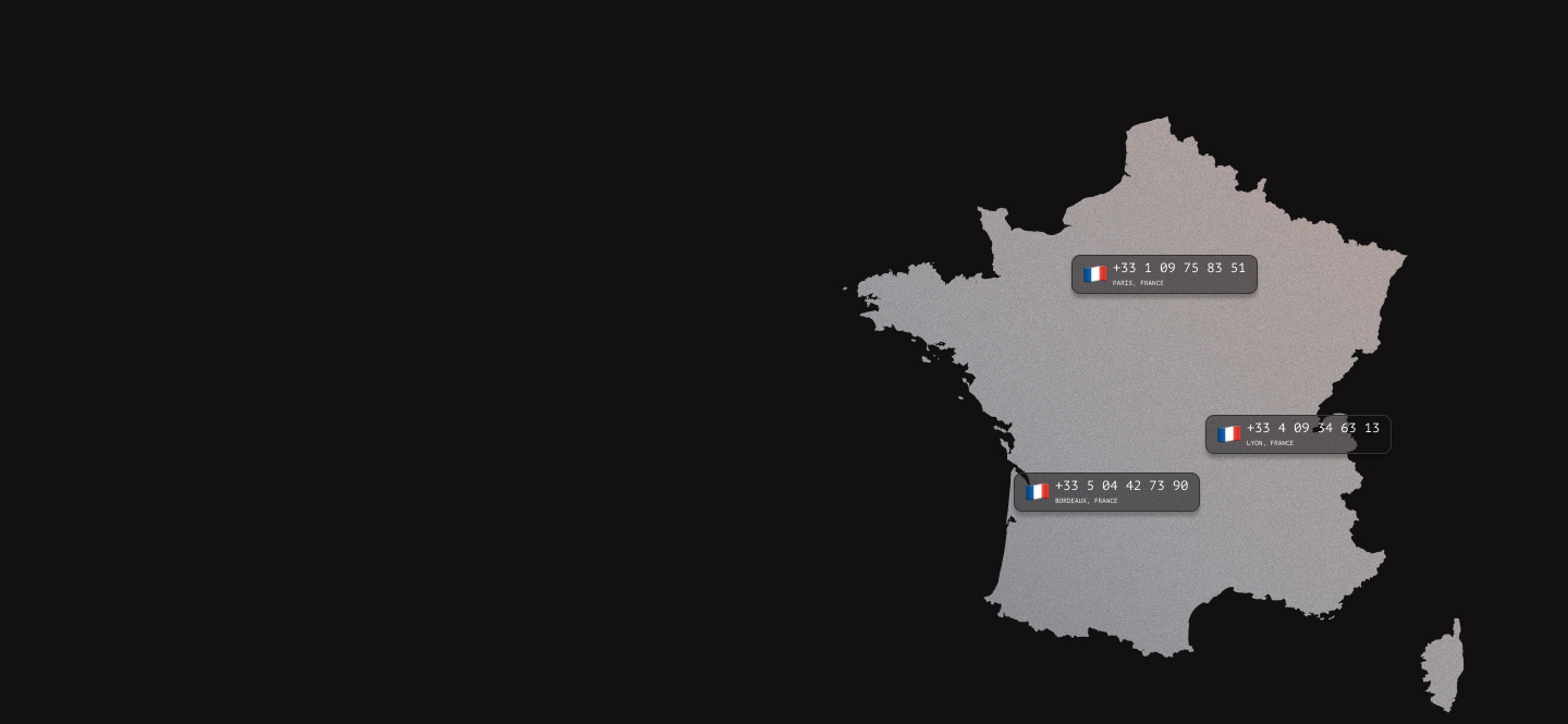 France virtual phone numbers