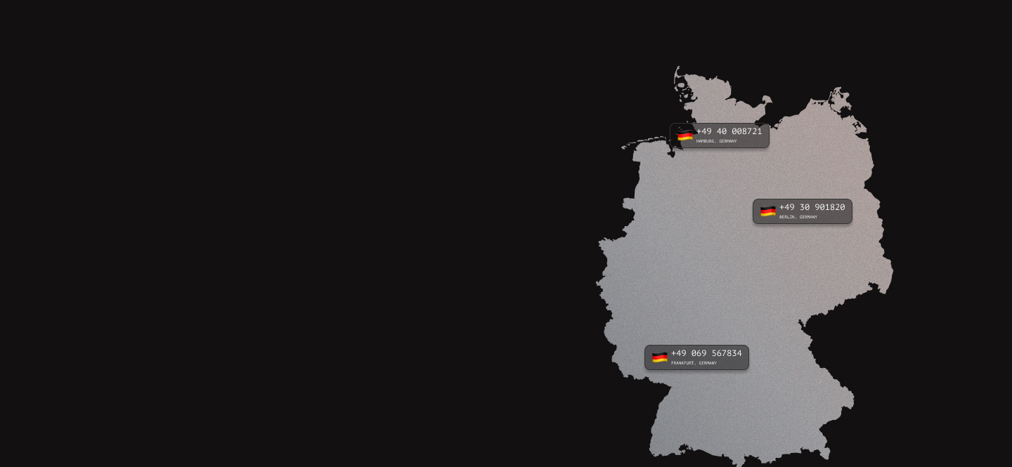 Germany virtual phone numbers