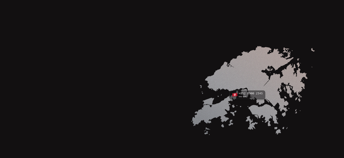Hong Kong virtual phone numbers