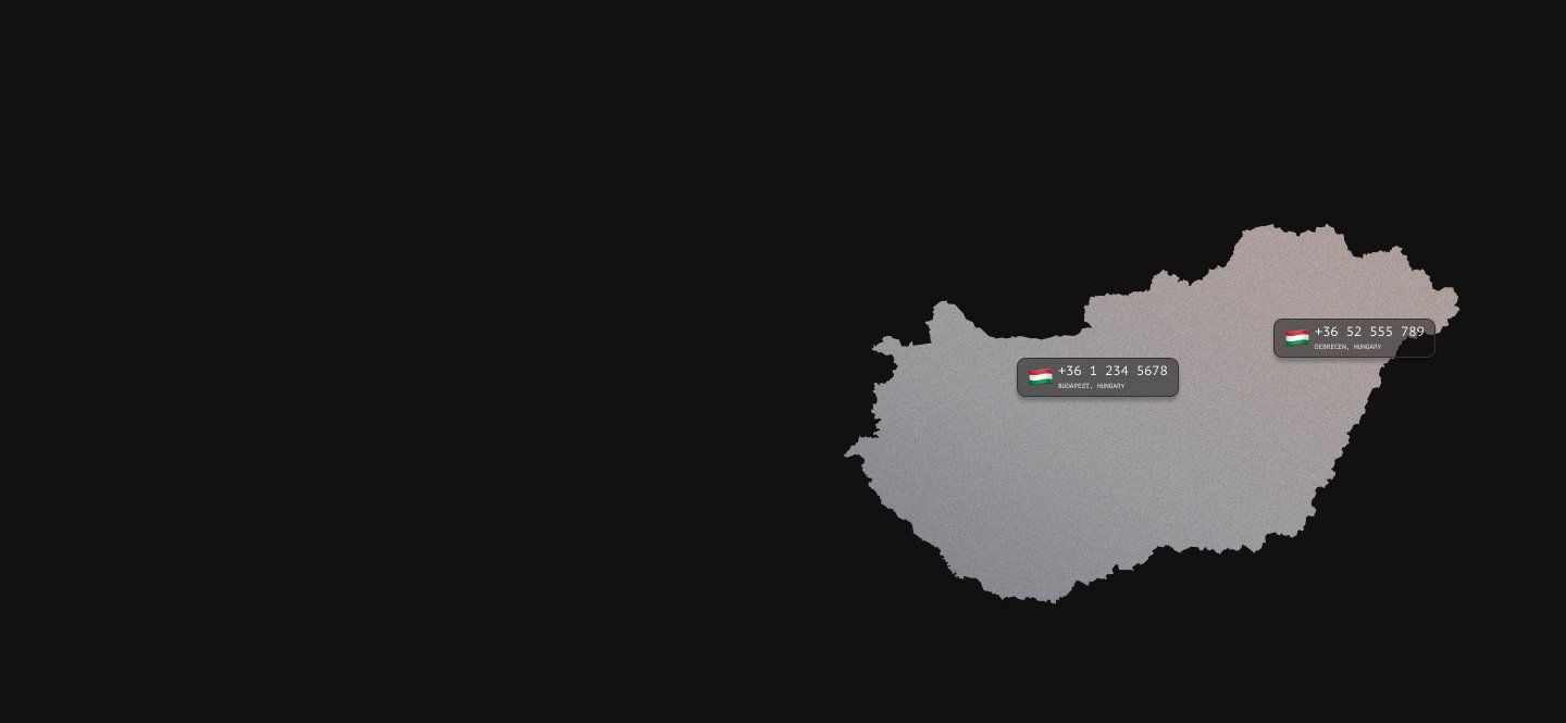 Hungary virtual phone numbers