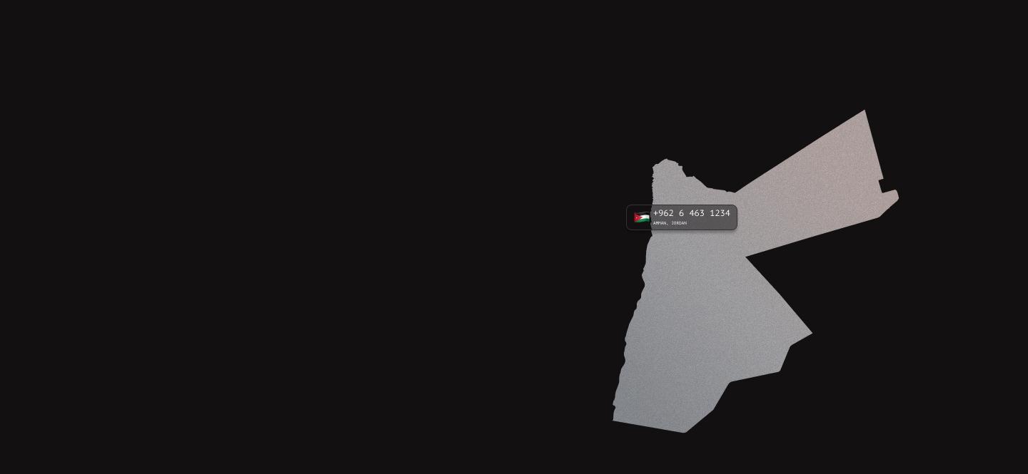 Jordan virtual phone numbers