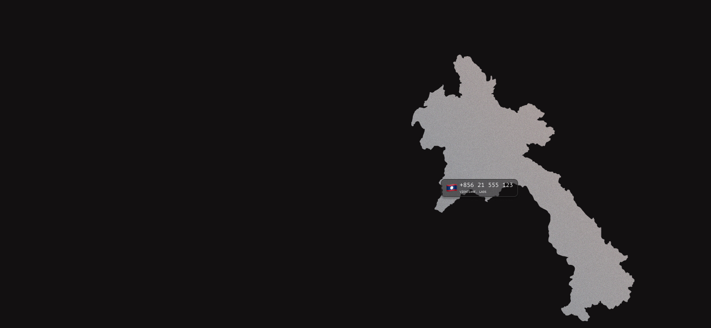 Laos virtual phone numbers