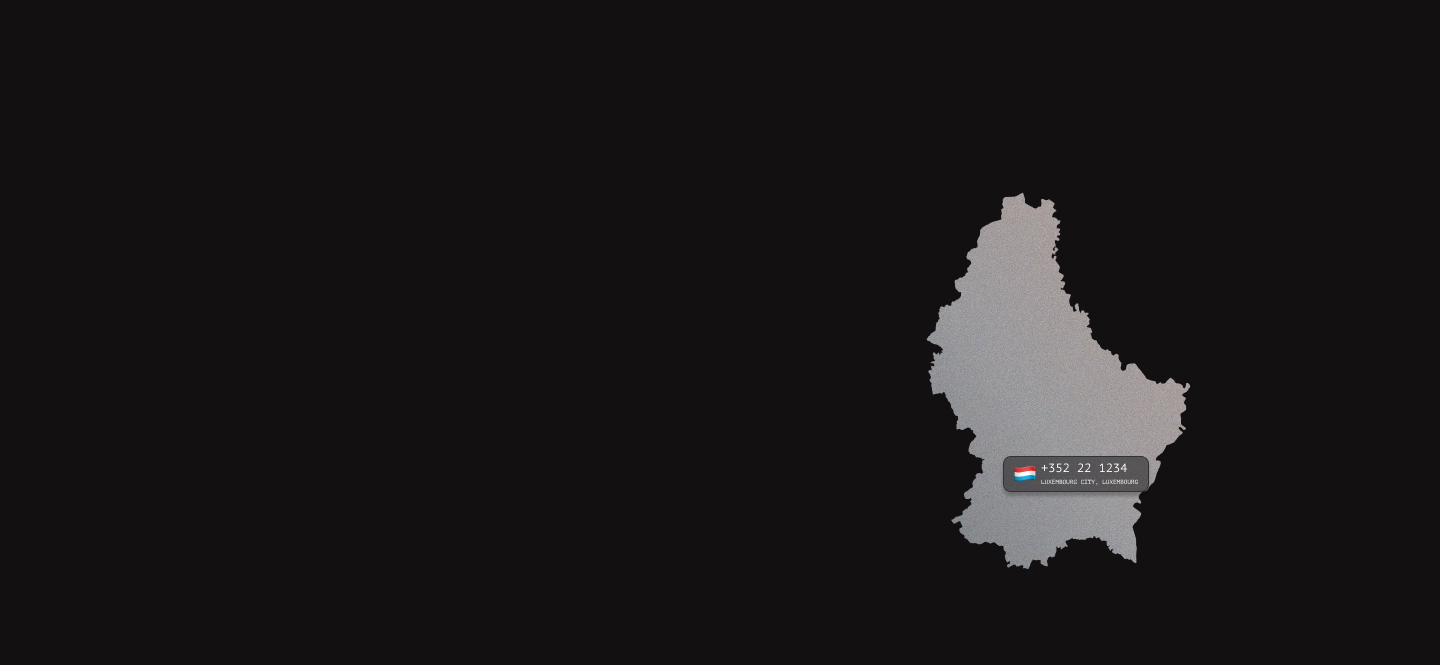 Luxembourg virtual phone numbers