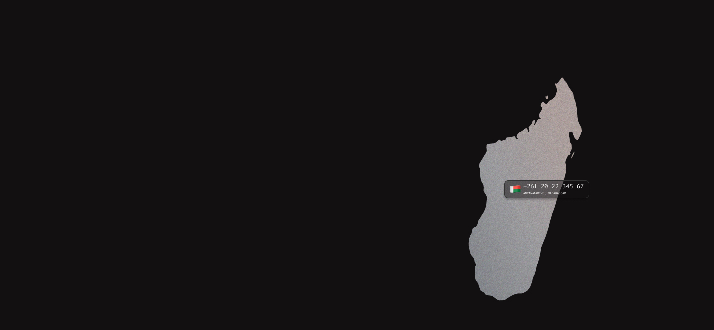 Madagascar virtual phone numbers