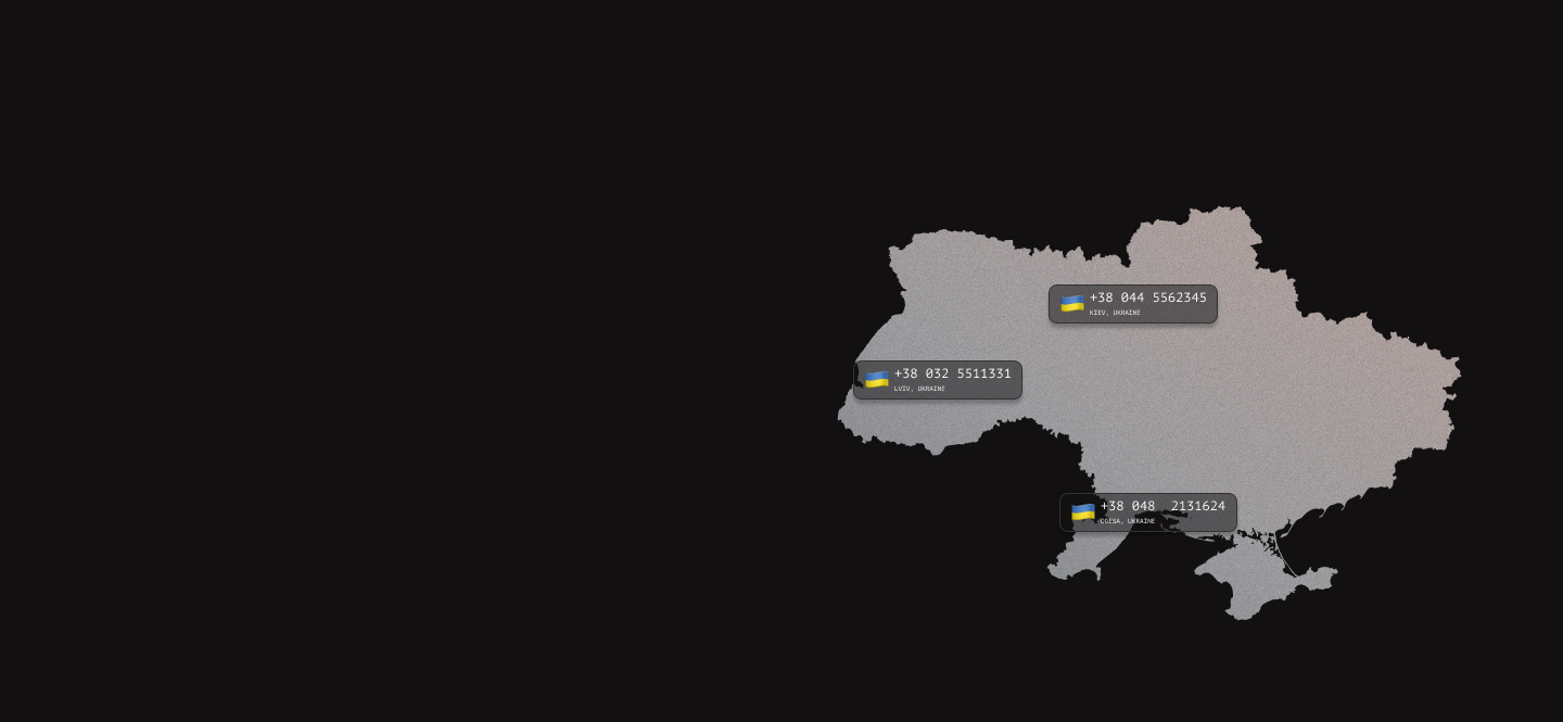 Ukraine virtual phone numbers